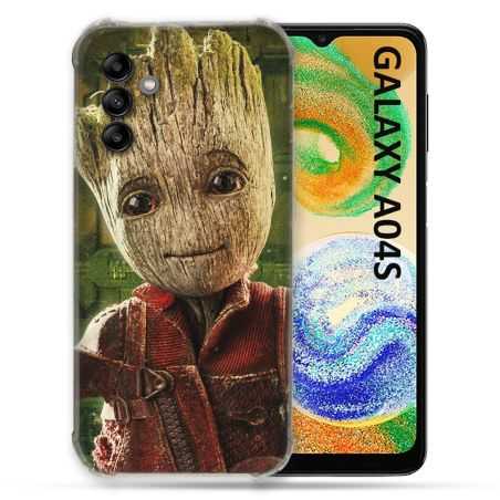 Coque Pour Samsung Galaxy A04S Groot Vert