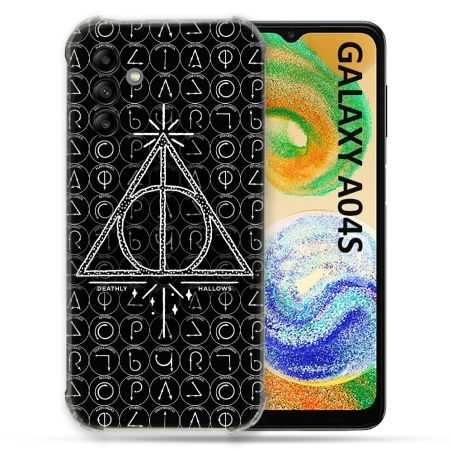 Coque Pour Samsung Galaxy A04S Harry Potter Hollows Triangle Noir