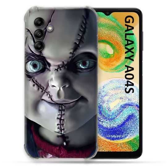 Coque Pour Samsung Galaxy A04S Horreur Chucky Cicatrice