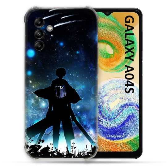 Coque Pour Samsung Galaxy A04S Manga Attaque Titans Levi