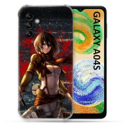Coque Pour Samsung Galaxy A04S Manga Attaque Titans Mikasa