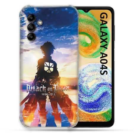 Coque Pour Samsung Galaxy A04S Manga Attaque Titans Soleil