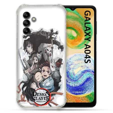Coque Pour Samsung Galaxy A04S Manga Demon Slayer Blanc