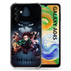 Coque Pour Samsung Galaxy A04S Manga Demon Slayer Noir