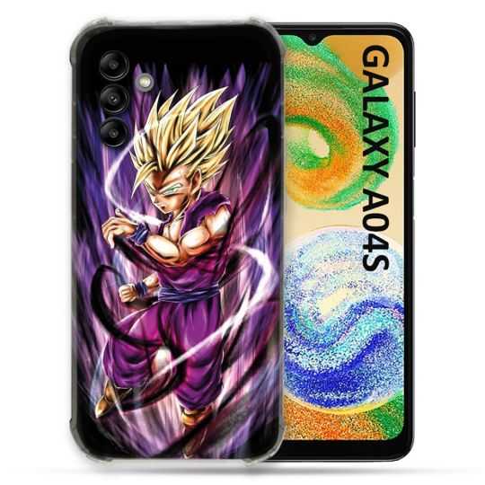 Coque Pour Samsung Galaxy A04S Manga Dragon Ball Sangohan Violet