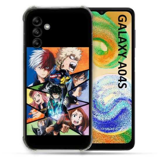 Coque Pour Samsung Galaxy A04S Manga My Hero Academia Noir