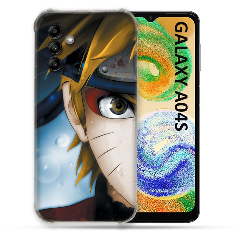 Coque Pour Samsung Galaxy A04S Manga Naruto Blanc