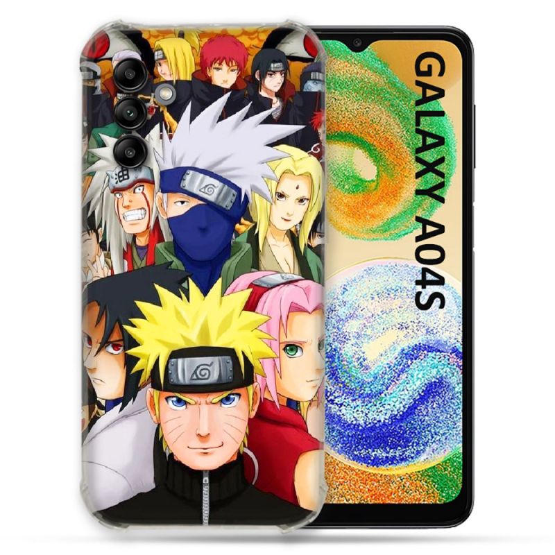 Coque Pour Samsung Galaxy A04S Manga Naruto Team