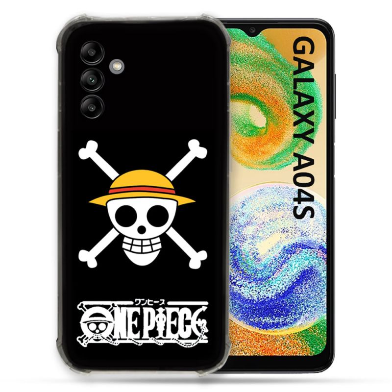 Coque Pour Samsung Galaxy A04S Manga One Piece Tete de Mort