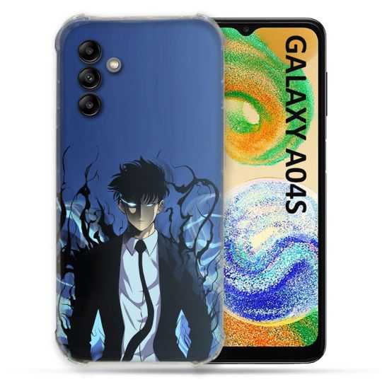 Coque Pour Samsung Galaxy A04S Manga Solo Leveling Sung Bleu