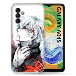 Coque Pour Samsung Galaxy A04S Manga Tokyo Ghoul Kaneki Blanc