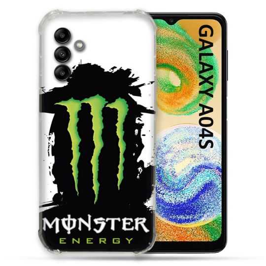Coque Pour Samsung Galaxy A04S Monster Energy Tache