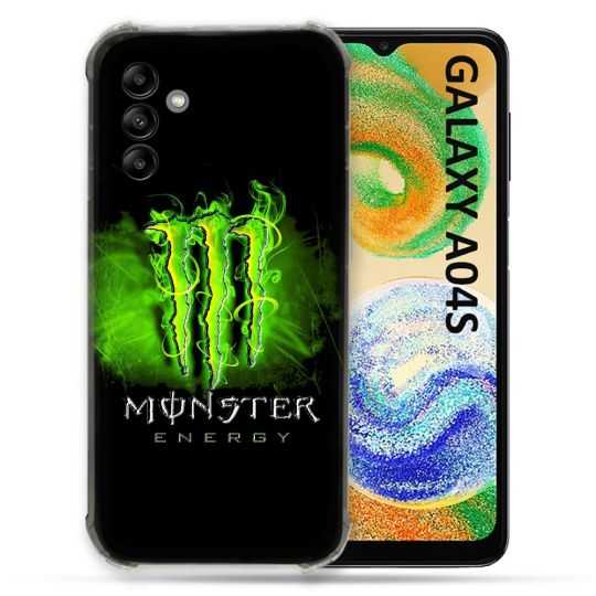 Coque Pour Samsung Galaxy A04S Monster Energy Vert