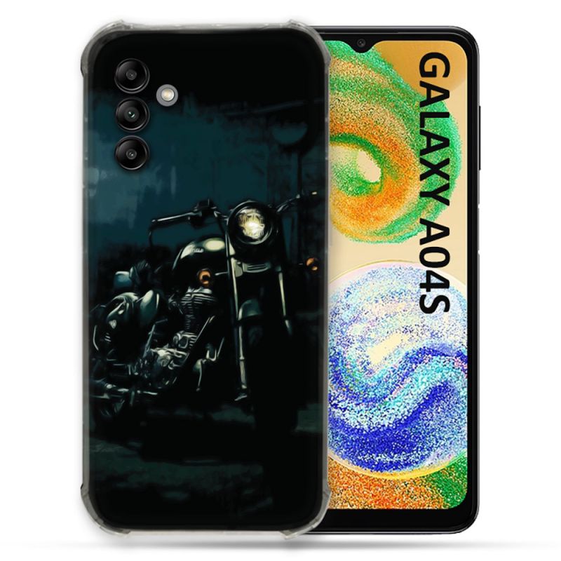 Coque Pour Samsung Galaxy A04S Moto Harley Vintage