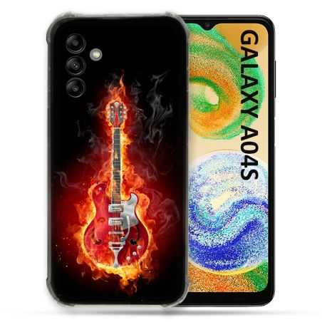 Coque Pour Samsung Galaxy A04S Musique Guitare Electrique