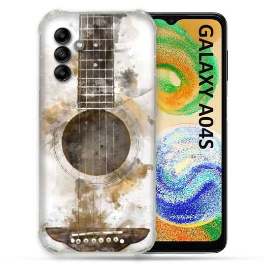 Coque Pour Samsung Galaxy A04S Musique Guitare Tag