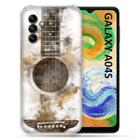 Coque Pour Samsung Galaxy A04S Musique Guitare Tag
