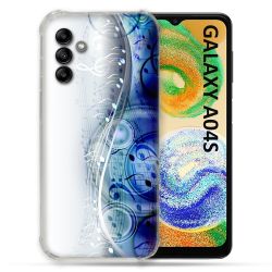 Coque Pour Samsung Galaxy A04S Musique Partition Vague
