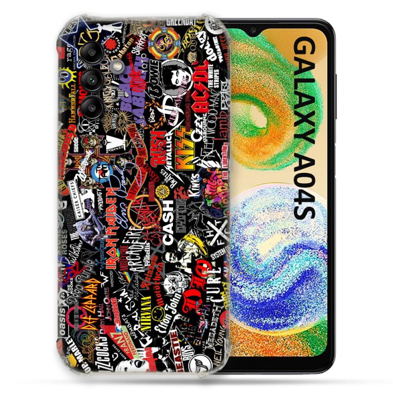 Coque Pour Samsung Galaxy A04S Musique Rock Groupe