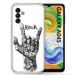 Coque Pour Samsung Galaxy A04S Musique Rock Main