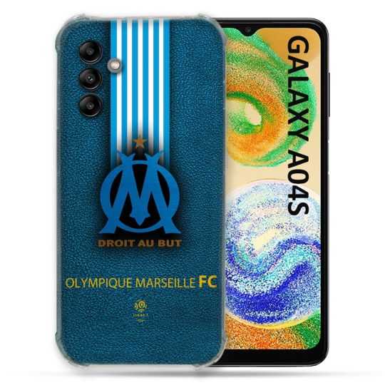 Coque Pour Samsung Galaxy A04S Olympique Marseille OM Bande