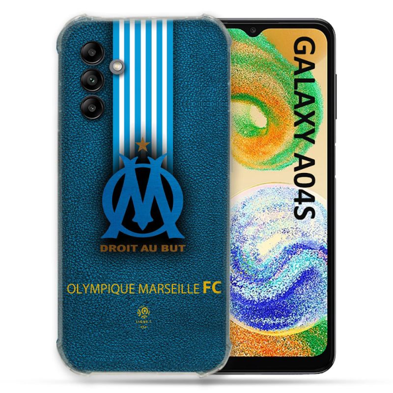 Coque Pour Samsung Galaxy A04S Olympique Marseille OM Bande