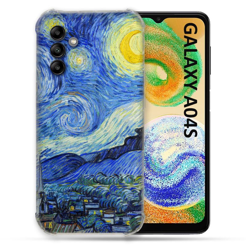 Coque Pour Samsung Galaxy A04S Peinture La nuit étoilée