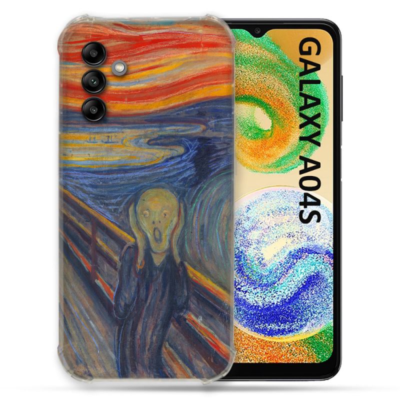 Coque Pour Samsung Galaxy A04S Peinture Le Cri