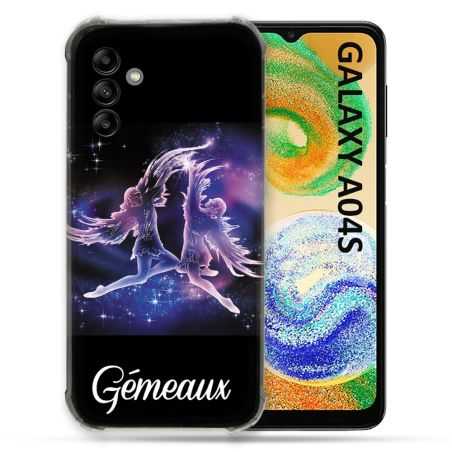 Coque Pour Samsung Galaxy A04S Signe Zodiaque 2 Gémeaux
