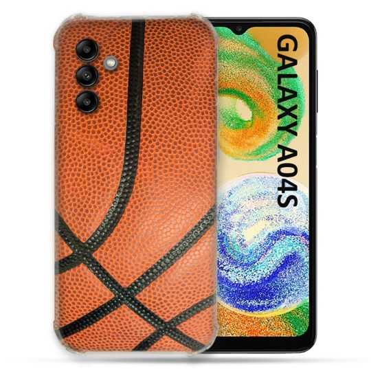 Coque Pour Samsung Galaxy A04S Sport Ballon Basket