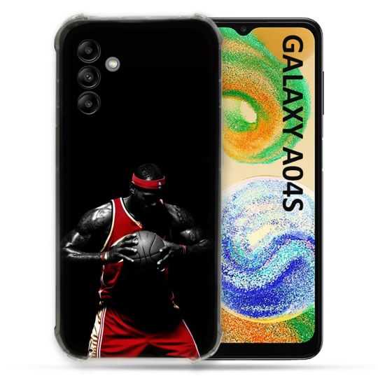 Coque Pour Samsung Galaxy A04S Sport Basketeur