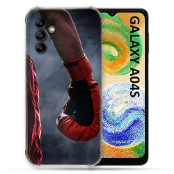 Coque Pour Samsung Galaxy A04S Sport Boxe Gant Rouge