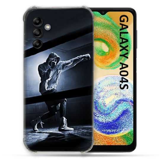 Coque Pour Samsung Galaxy A04S Sport Boxe Poing