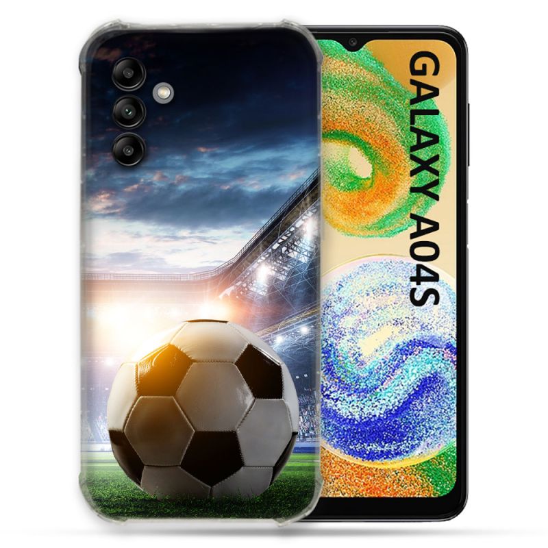 Coque Pour Samsung Galaxy A04S Sport Football Stade
