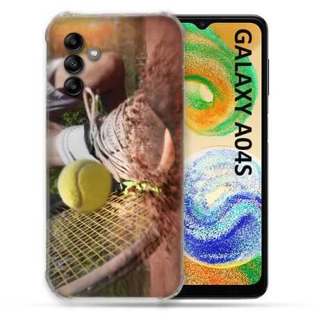 Coque Pour Samsung Galaxy A04S Sport Tennis Glissade