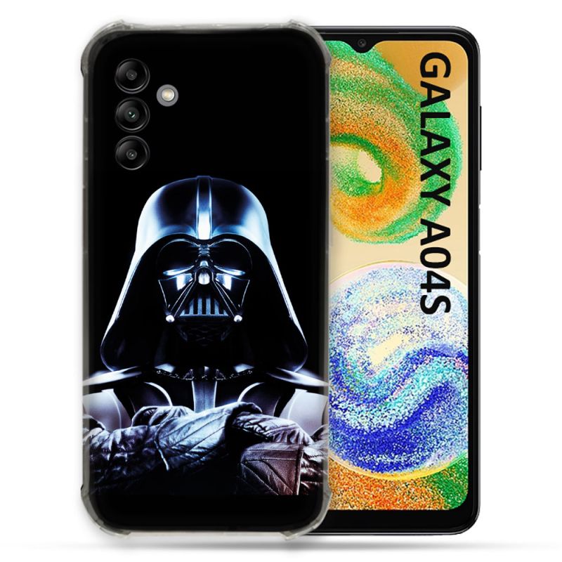 Coque Pour Samsung Galaxy A04S Star Wars - Dark Vador Noir