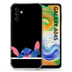 Coque Pour Samsung Galaxy A04S Stitch Noir