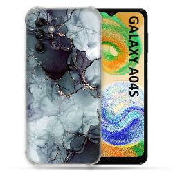 Coque Pour Samsung Galaxy A04S Texture Marbre Gris