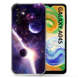 Coque Pour Samsung Galaxy A04S Univers Planete Stellaire