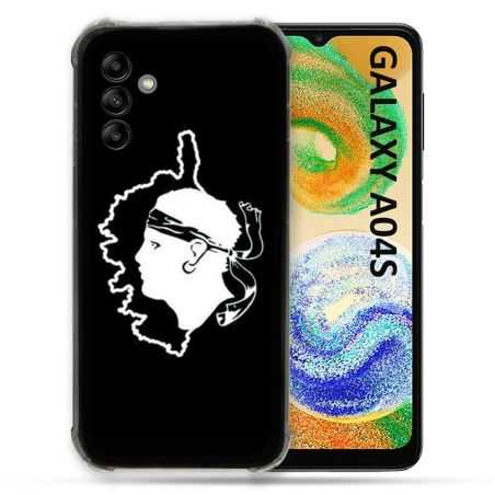 Coque Pour Samsung Galaxy A04S Voyage Corse Noir
