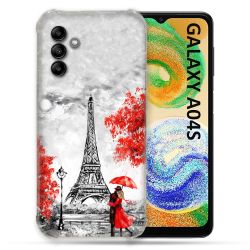 Coque Pour Samsung Galaxy A04S Voyage France Paris Rouge