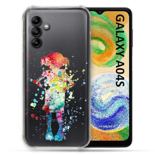 Coque Transparente Pour Samsung Galaxy A04S Dobby Colore
