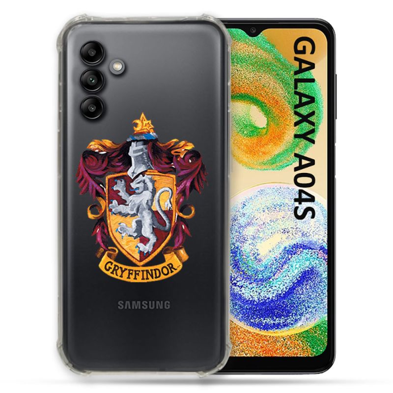 Coque Transparente Pour Samsung Galaxy A04S Harry Potter Griffindor