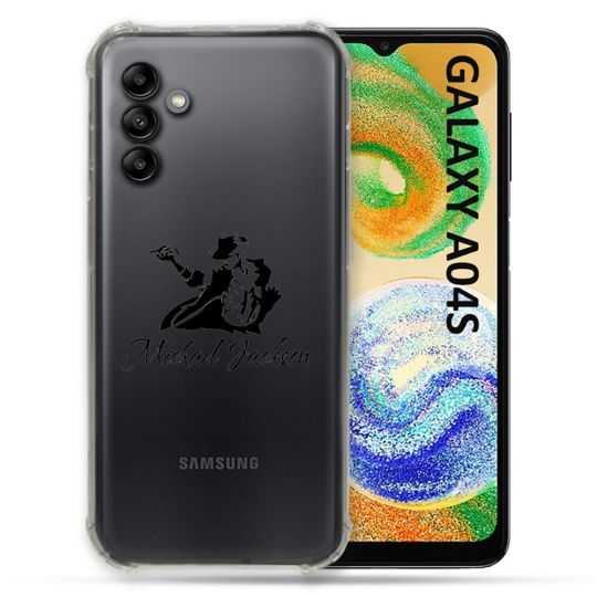 Coque Transparente Pour Samsung Galaxy A04S Michael Jackson