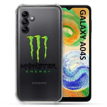 Coque Transparente Pour Samsung Galaxy A04S Monster Energy