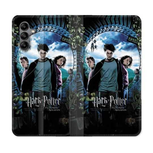 Housse cuir portefeuille Pour Samsung Galaxy A04S Harry Potter Azkaban