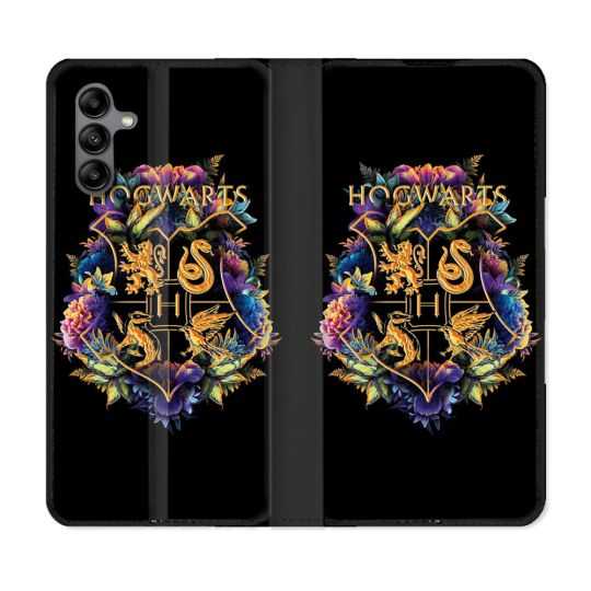Housse cuir portefeuille Pour Samsung Galaxy A04S Harry Potter Hogwarts