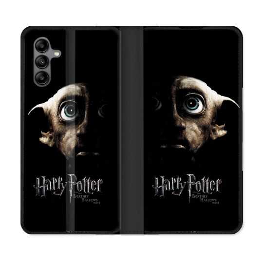 Housse cuir portefeuille Pour Samsung Galaxy A04S Harry Potter Hollows Dobby