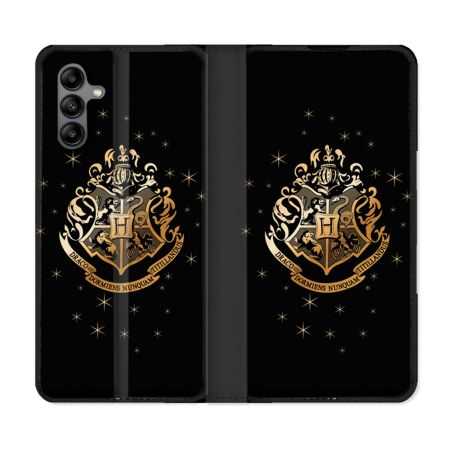 Housse cuir portefeuille Pour Samsung Galaxy A04S Harry Potter Poudlard