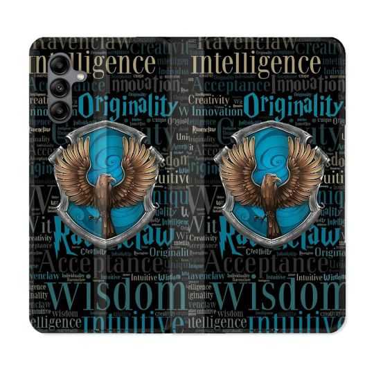 Housse cuir portefeuille Pour Samsung Galaxy A04S Harry Potter Serdaigle